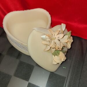 Heart trinket peach color